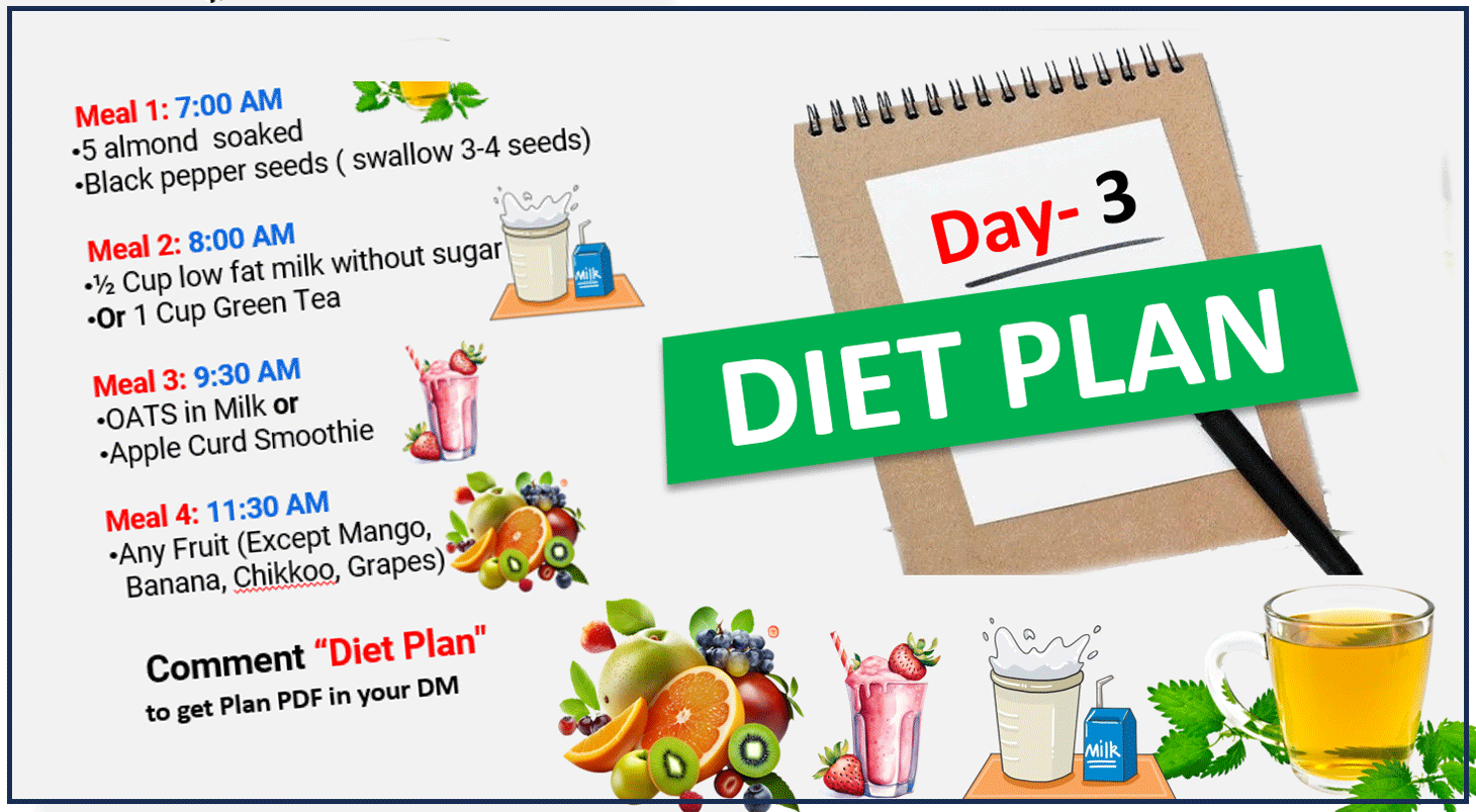 Diet Plan for Weight Loss Day 3